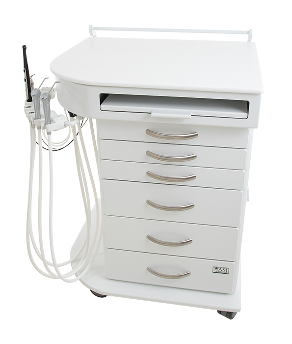 Slimline Medical Storage Cart with Drawers