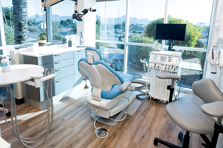 Minimalist Dental Treatment Room