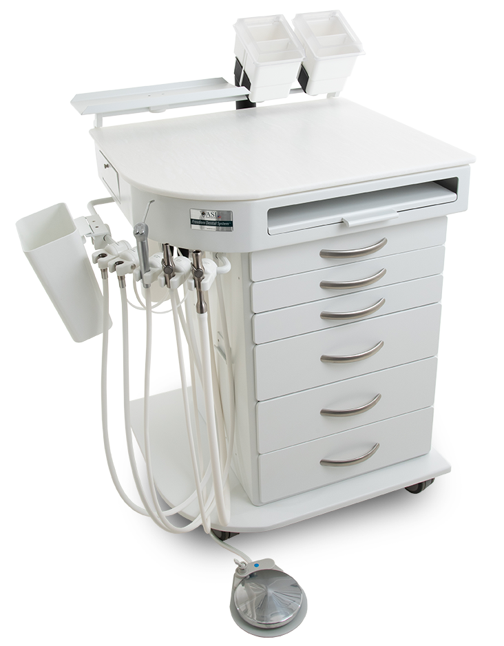 Mobile Orthodontic/Hygiene Delivery Cabinet