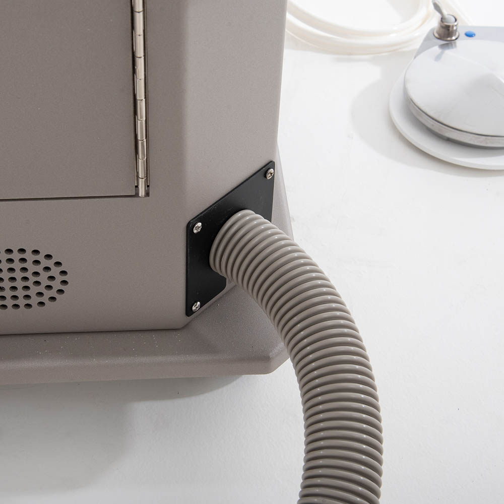 Connects to your central utilities at the junction box using an 8 foot umbilical